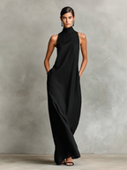 Vestido Cuello Alto