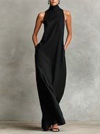 Vestido Cuello Alto