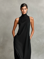 Vestido Cuello Alto