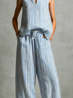 Conjunto Palazzo a rayas