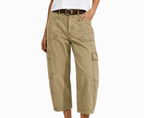Pantalones Cargo Capri Unisex de Corte Relajado