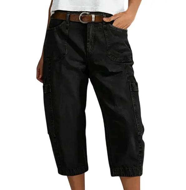 📢Rebajas de mitad de temporada: −50 % solo por tiempo limitado⏰👖    Pantalones Cargo Capri Unisex de Corte Relajado