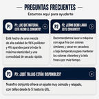 Conjunto de 2 piezas para hombre.