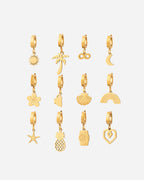 CHARM Flor Tropical - Oro