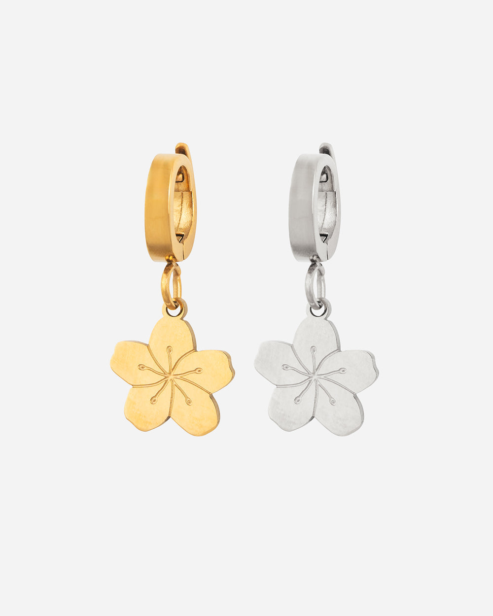 CHARM Flor Tropical - Plata