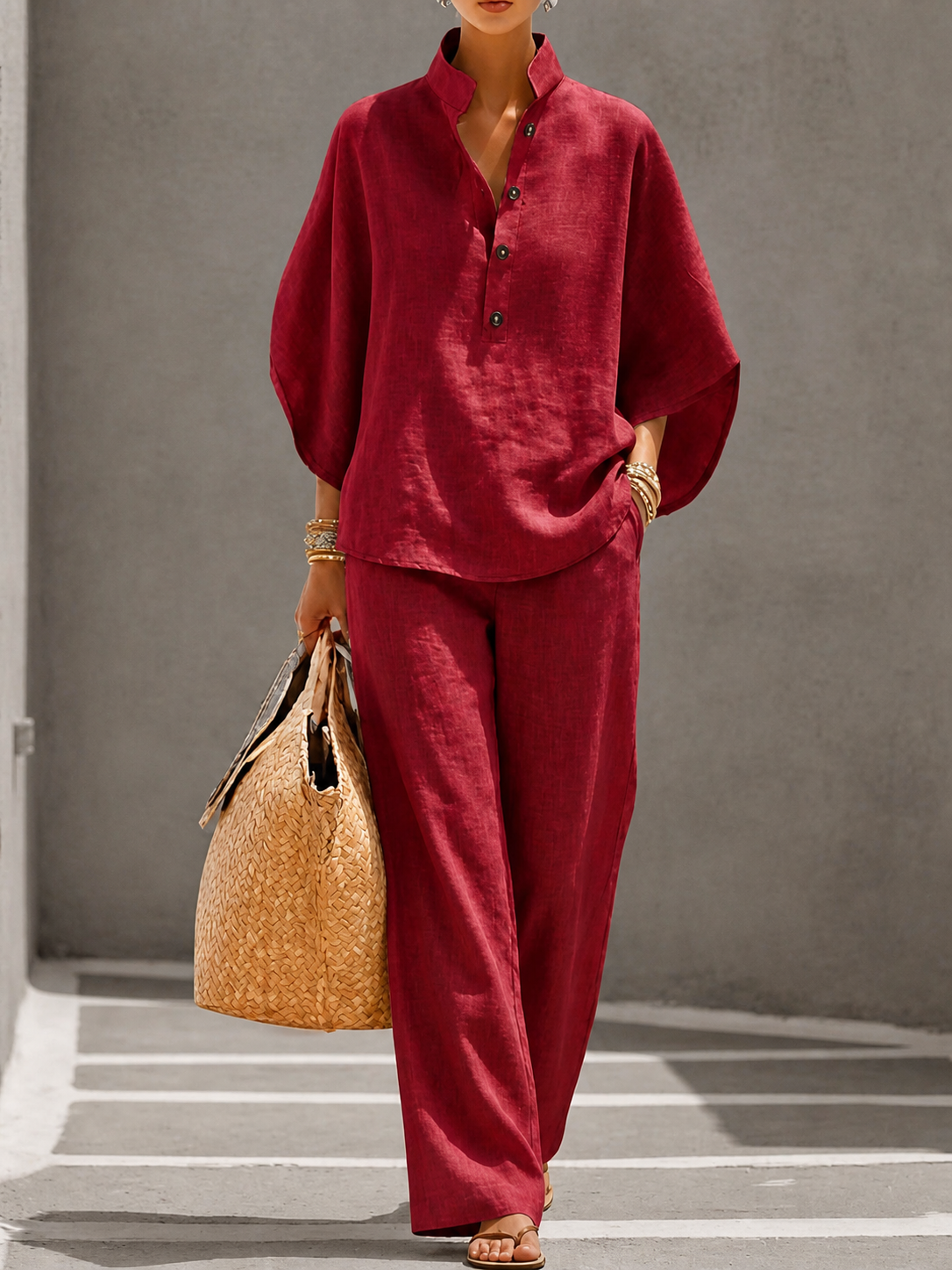 Conjunto de lino · Fluidez y elegancia natural