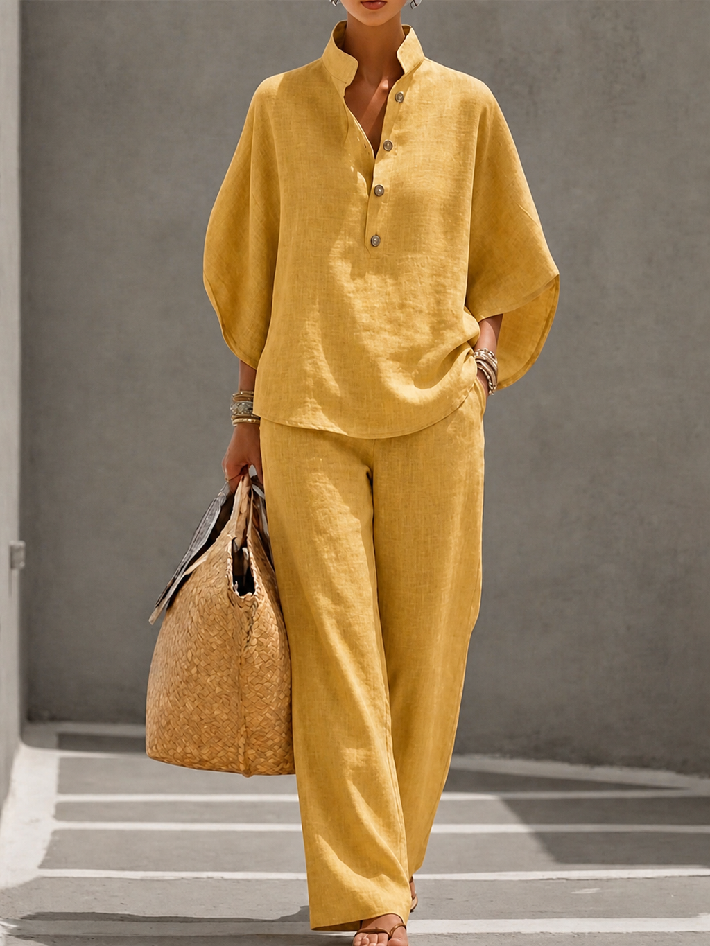 Conjunto de lino · Fluidez y elegancia natural
