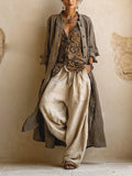 Conjunto bohemio fluido en capas