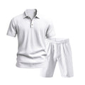 Conjunto de 2 piezas para hombre - Camiseta informal y pantalones cortos