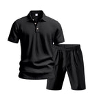 Conjunto de 2 piezas para hombre - Camiseta informal y pantalones cortos